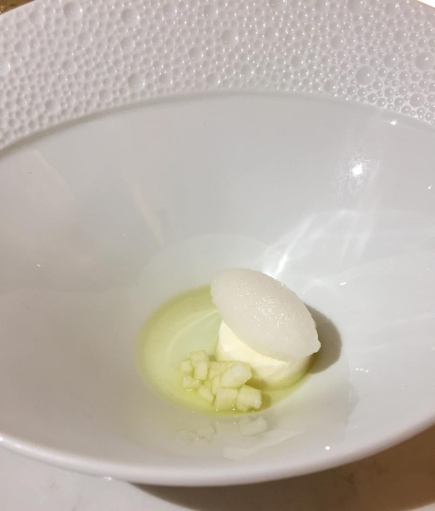 Ristorante I Portici, pre dessert limone e mela