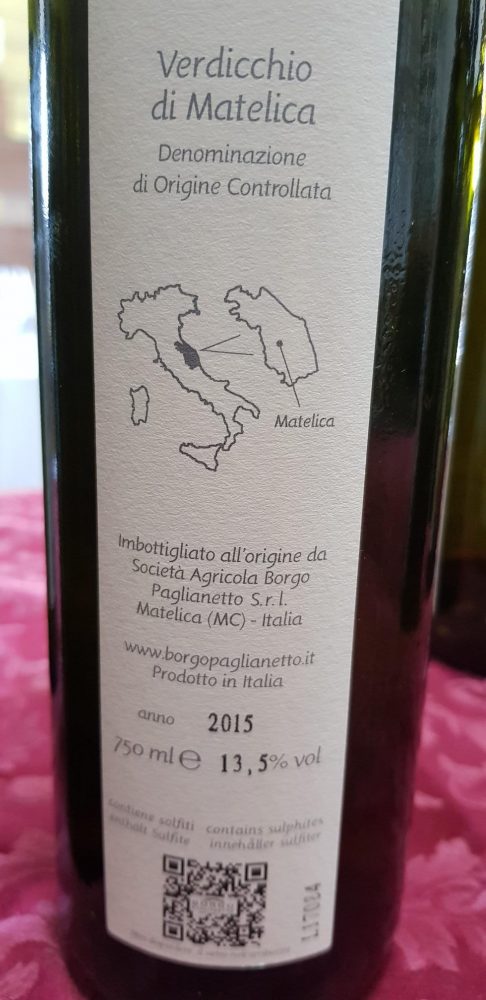 2015 - Vertis, il Verdicchio di Matelica