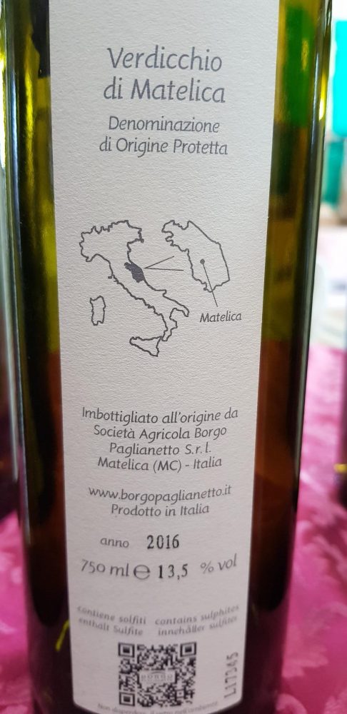 2016 - Vertis, il Verdicchio di Matelica