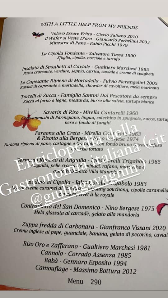 Osteria Francescana, il nuovo menu di Massimo Bottura