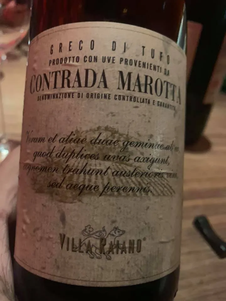 Greco di Tufo 2011 VillaRaiano