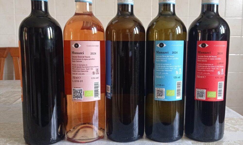 Controetichette vini Casa Setaro