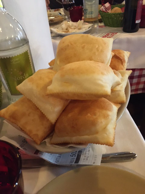 Trattoria Corrieri - gnocco fritto