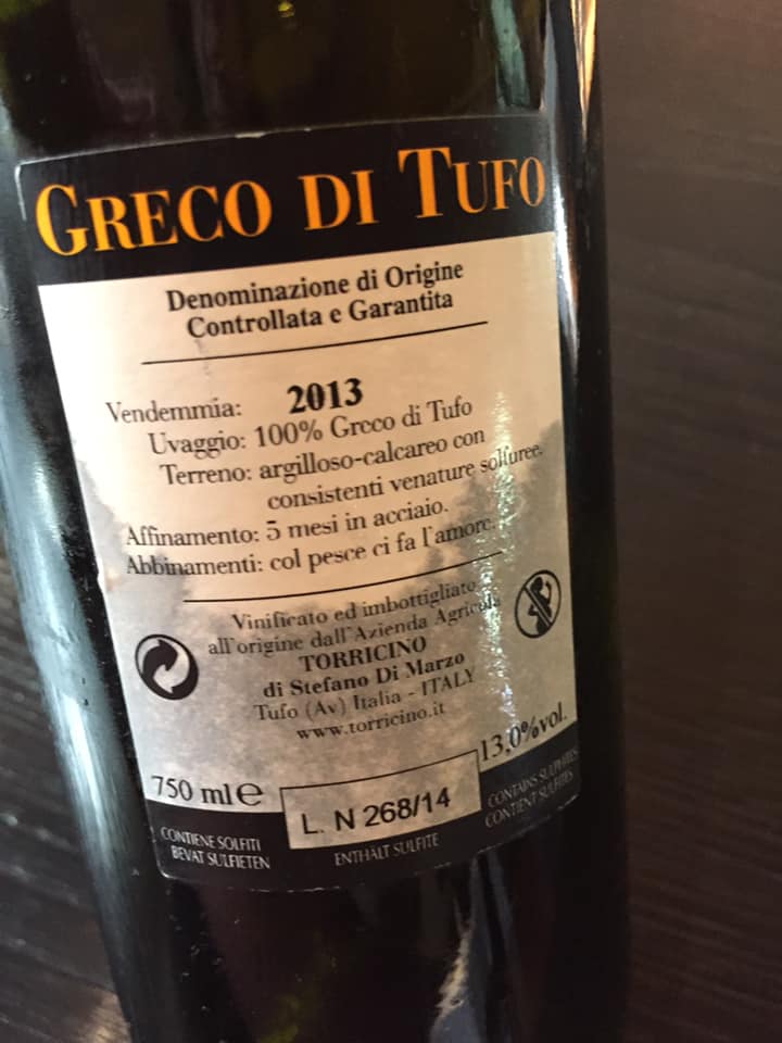 Greco di Tufo 2013 Torricino