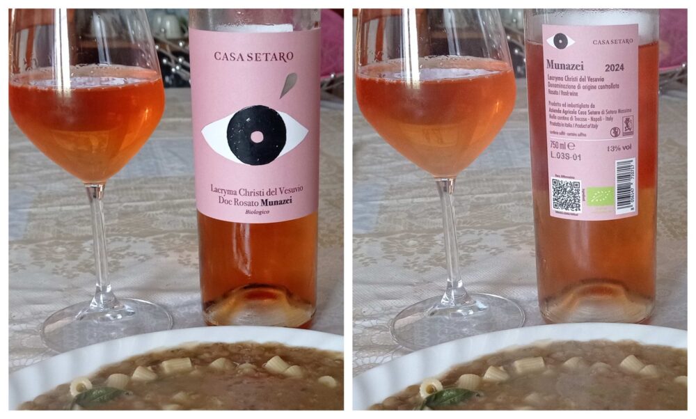 Lacryma Christi del Vesuvio Rosato Munazei Doc 2024 Casa Setaro