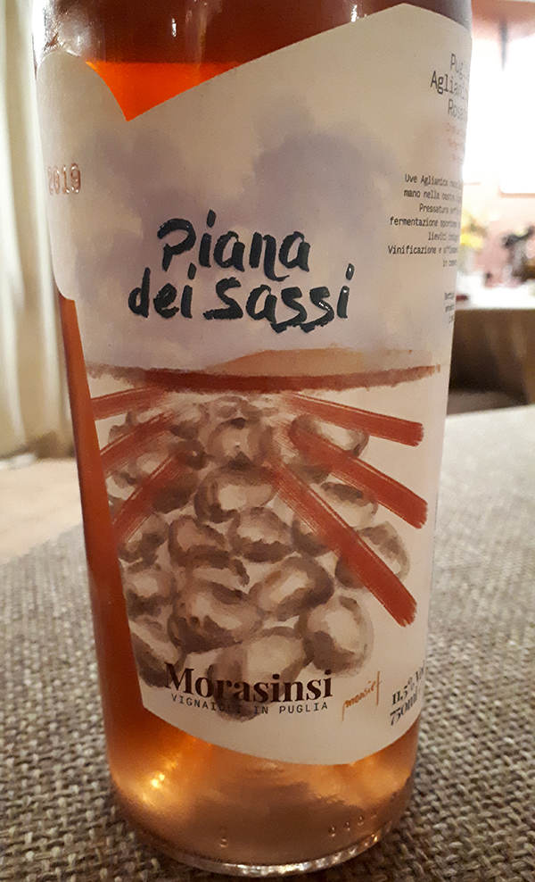 Piana dei Sassi Rosato 2019 Morasinsi