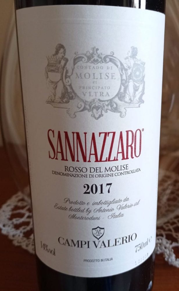 Sannazzaro Rosso del Molise Doc 2017 Campi Valerio