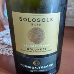 Solosole Vermentino Bolgheri Doc 2016 Tenuta Poggio al Tesoro