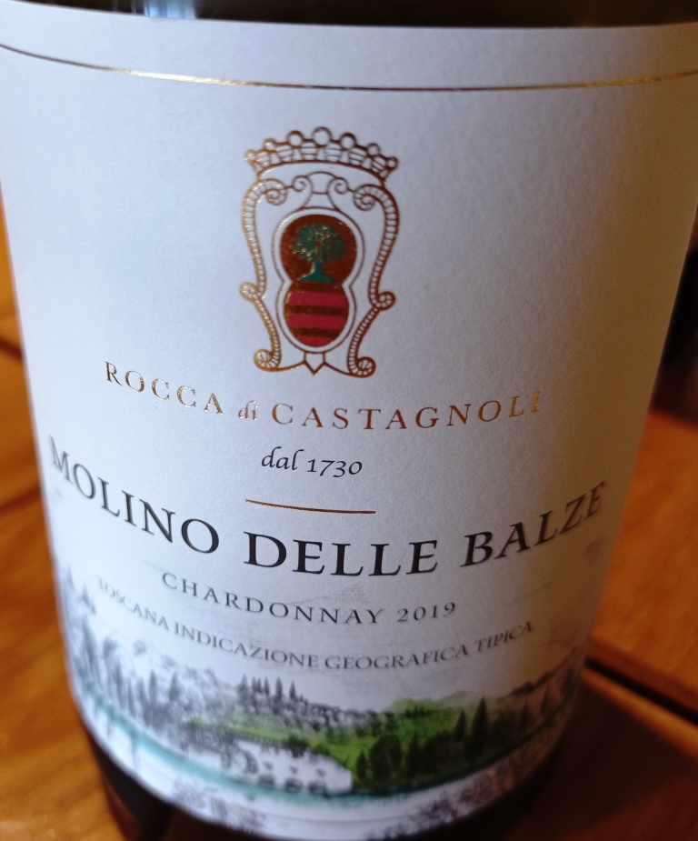 Molino delle Balze 2019 Chardonnay Toscana Igt Rocca di Castagnoli