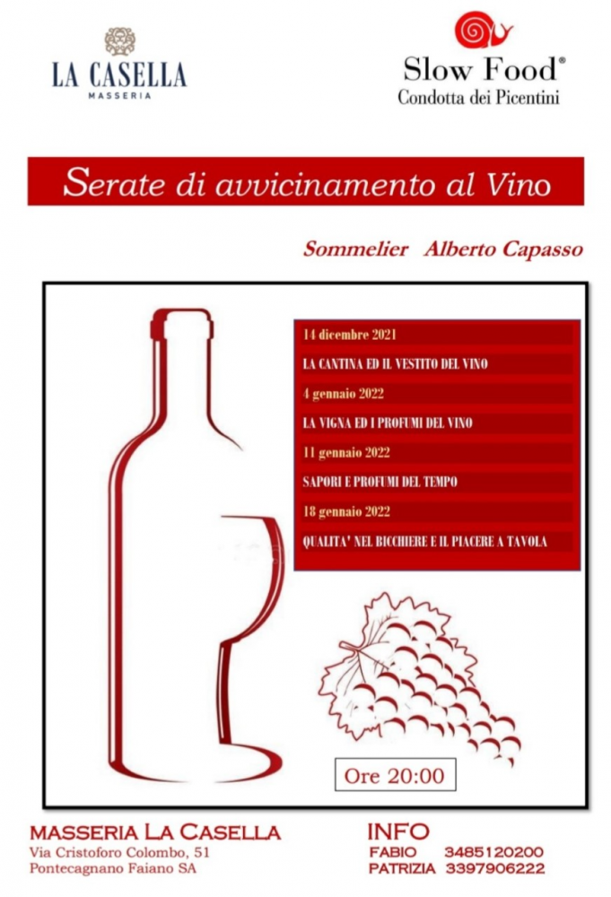 Serate vino slow food