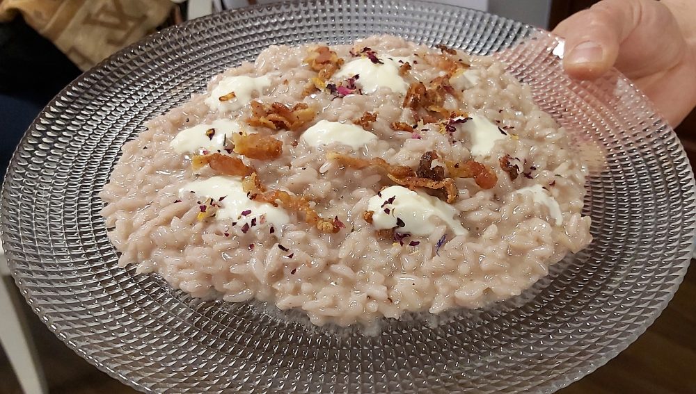 Food Osteria Contemporanea – il risotto al pallagrello