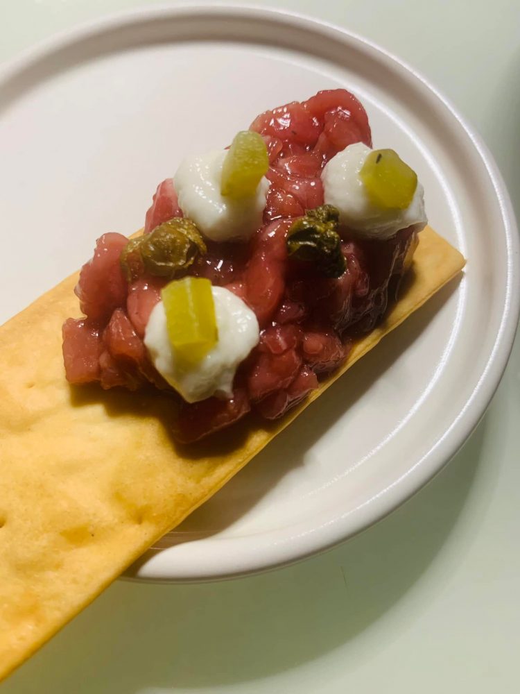 Mon Bistrot - Tartare di manzo e salsa di ostrica