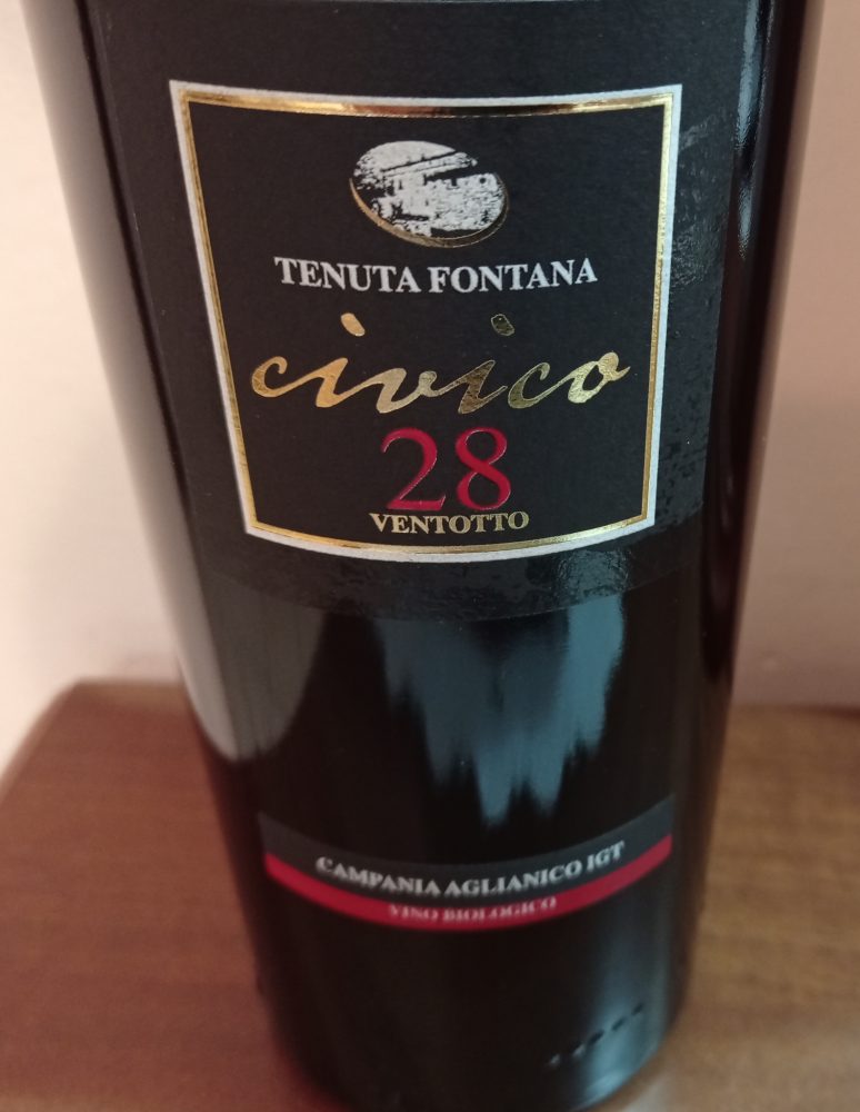 Civico 28 Aglianico Campania Igt 2018 Tenuta Fontana