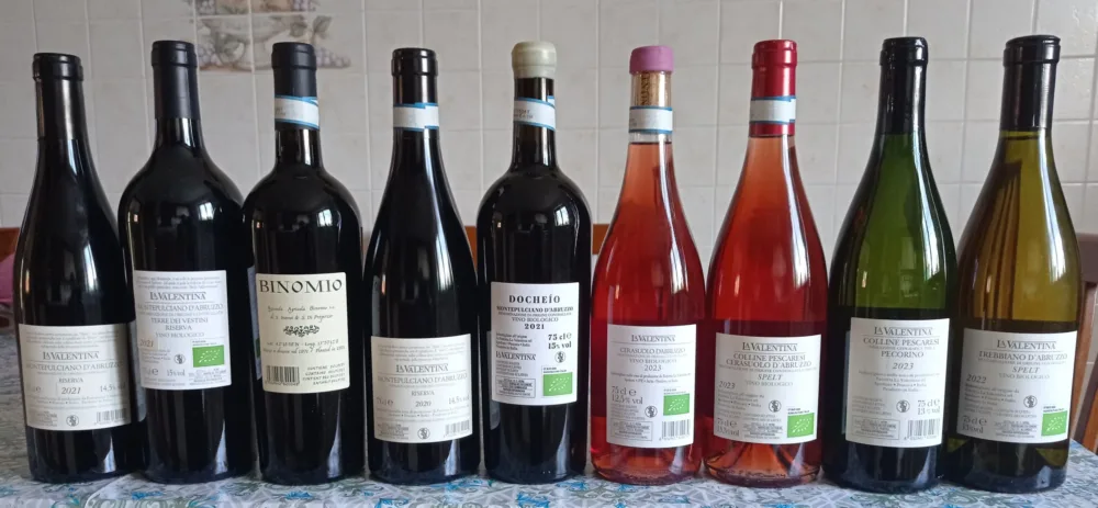 Controetichette vini La Valentina