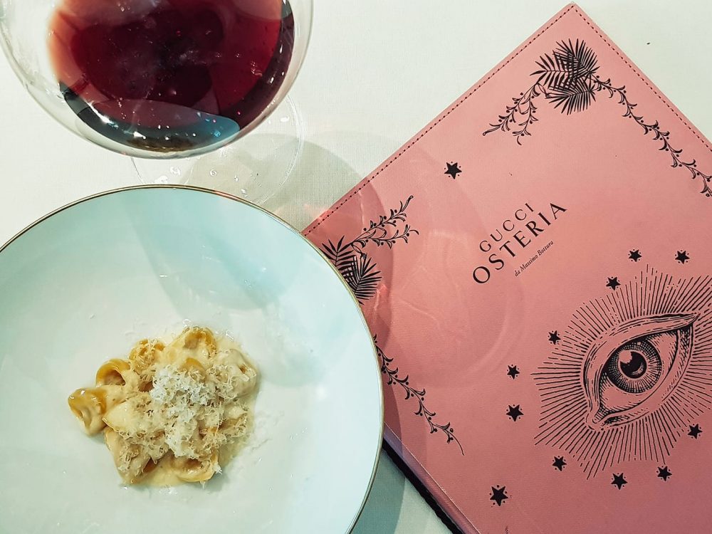 Gucci Osteria - Tortellini in crema di parmigiano reggiano