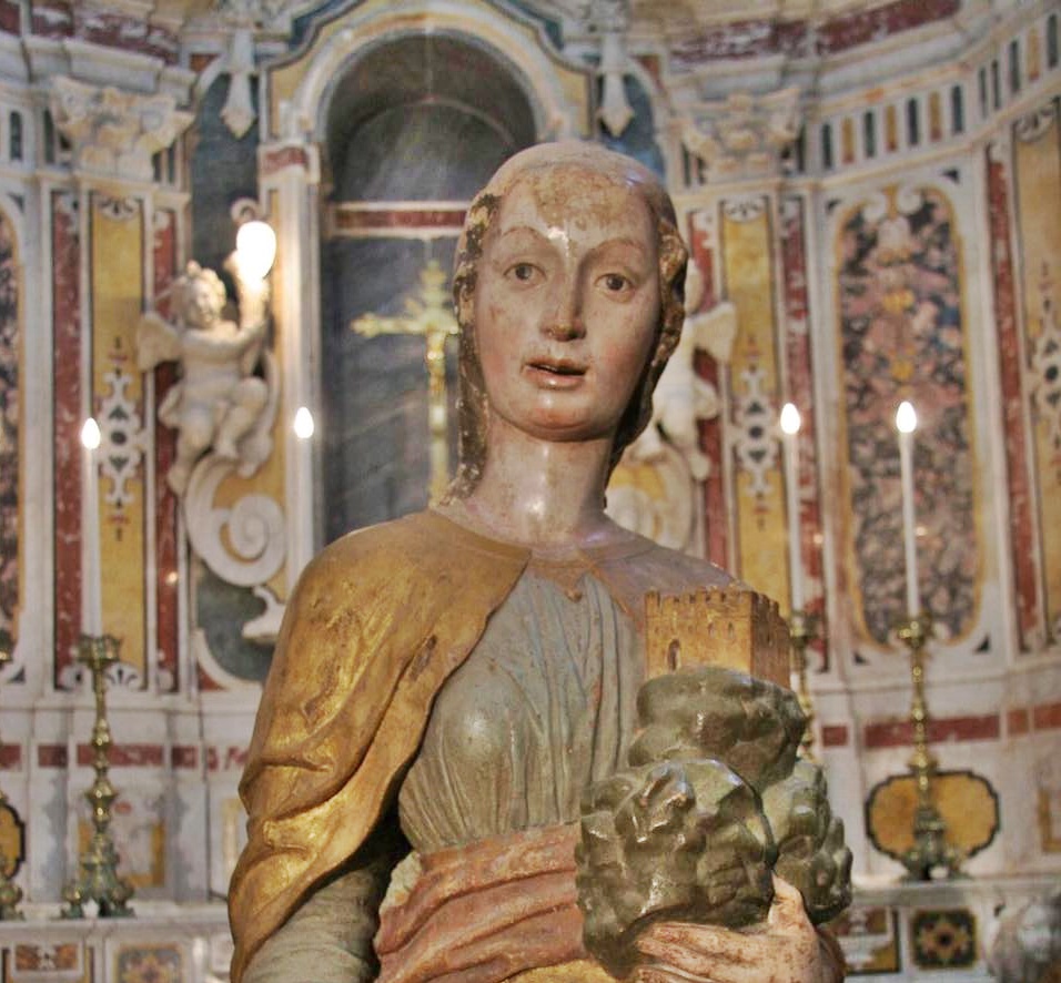 Santa Eufemia statua del Mantegna