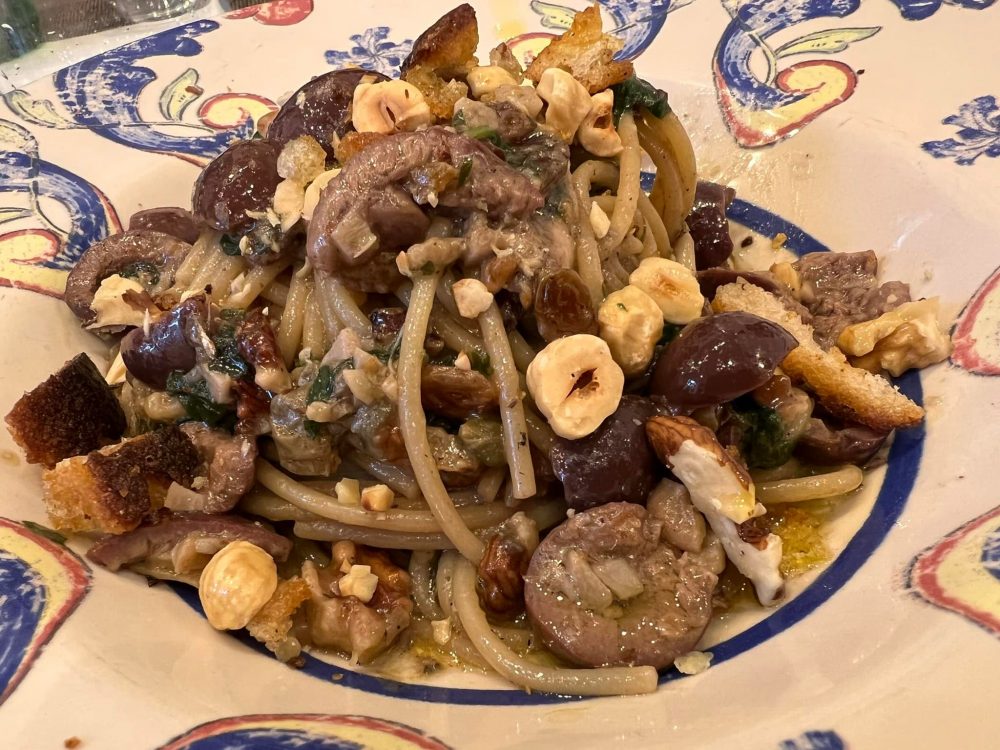 Seggio del Popolo -Lo spaghetto allo scammaro