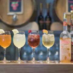 Aperitivi con Peachcello Limoncello Raspicello Pallini