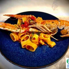 Calamarata agli scampi imperiali