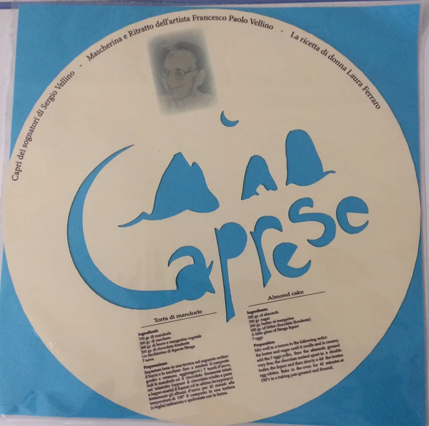 La decorazione della torta caprese - Capri dei sognatori di Sergio Vellino