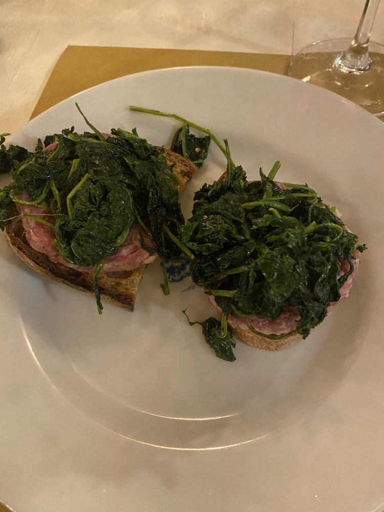 La Quercia Osteria Monteforte -Broccolettie Ciauscolo