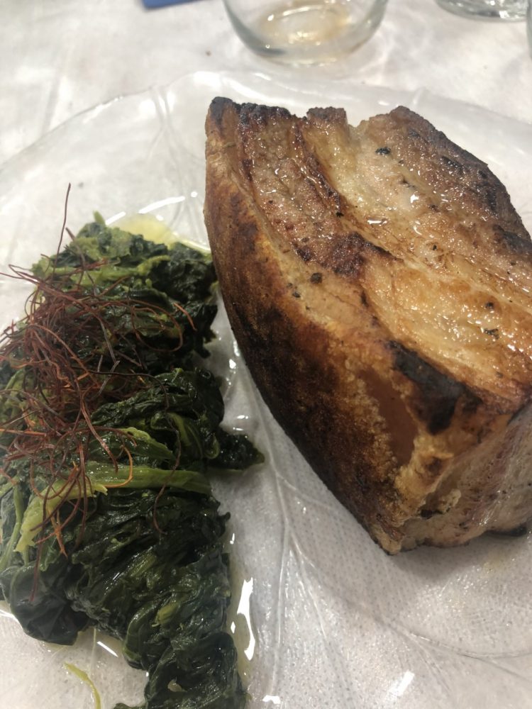 O’ Sbarazzino, lingotto di pancetta e broccoli