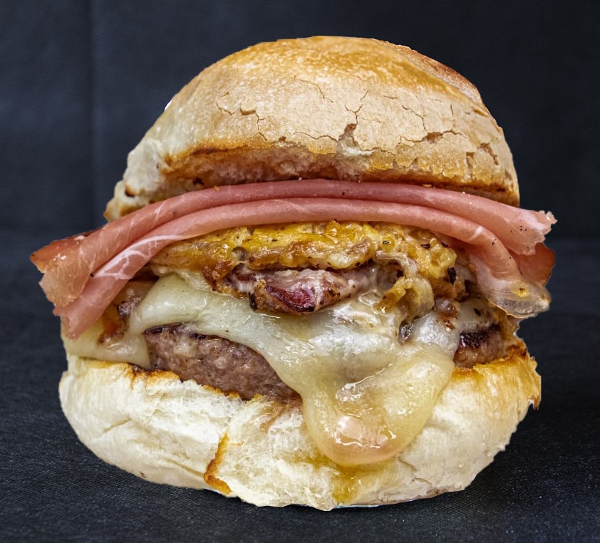 Panini del Royal Beef's Burger di Napoli street food da asporto