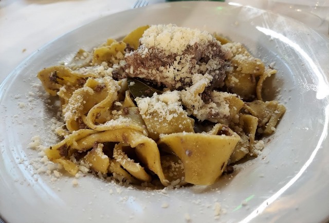 Sora Rosa - Pappardelle al ragu' di cinghiale