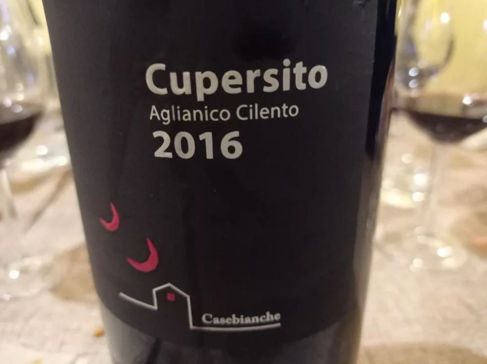 Cupersito Aglianico Cilento Dop 2016 Casebianche