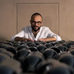 Diego Bosoni e bottiglie