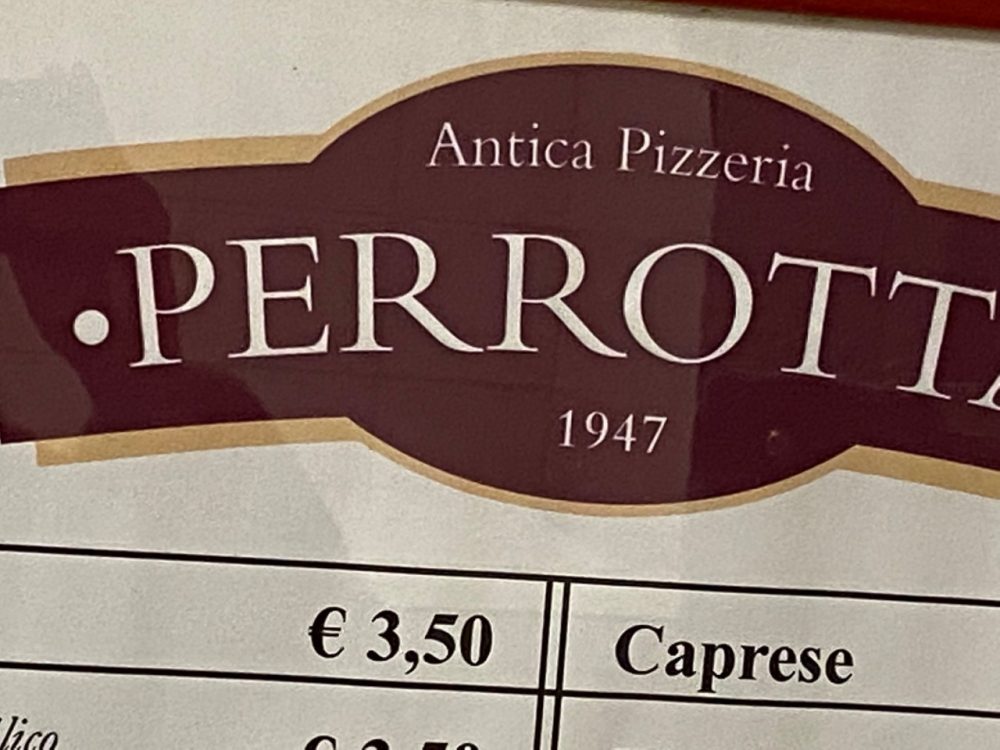 Pizzeria Perrotta- Prezzario