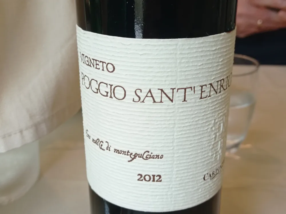 Vigneto Poggio Sant'Enrico Vino Nobile di Montepulciano Docg 2012 Carpineto