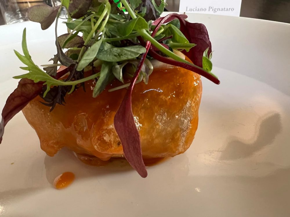 Sartori da Pipero - Tempura di cernia con nduja