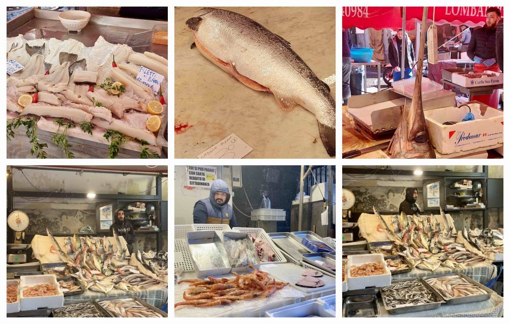 A piscaria, il mercato del pesce di Catania