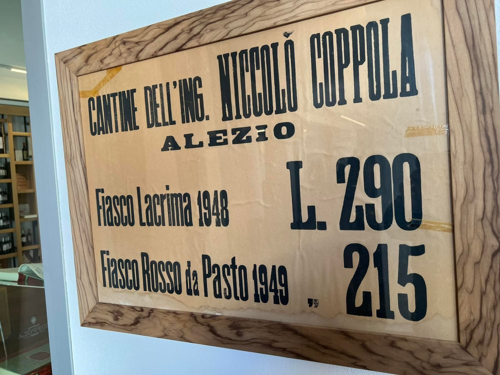 Cantine Coppola, vendita Vintage