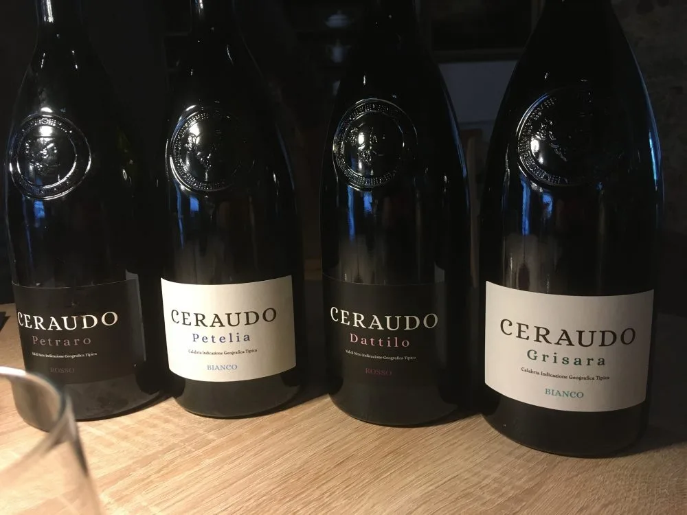 Ceraudo vini in degustazione