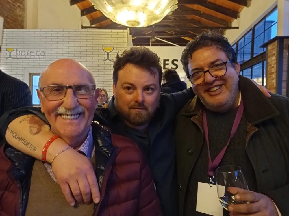 Enrico Malgi, Luca Gardini e Luciano Pignataro