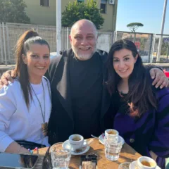 Francesco Martucci e Lilia Colonna con Giannina Manfellotto di Terraviva