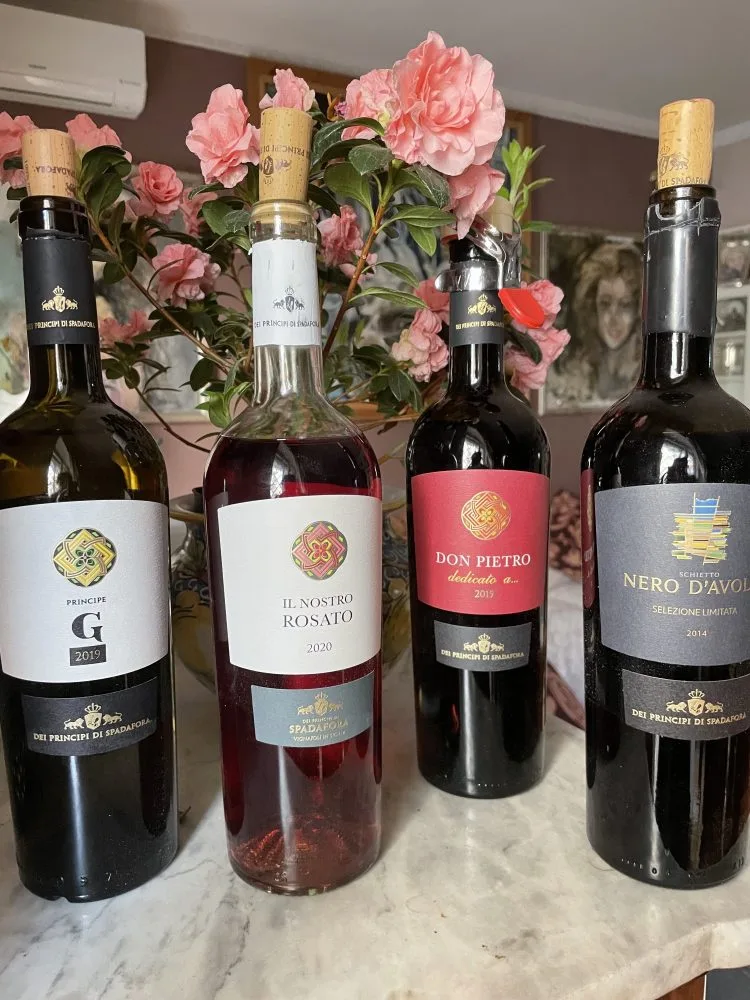 Principe G 2019, Il Nostro Rosato 2020, Don Pietro Rosso 2019, Nero D'Avola Selezione Limitata 2014