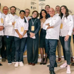 La giuria del Gelato Festival insieme ad Adriana Tancredi