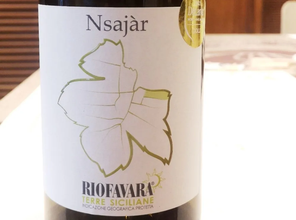 Terre Siciliane IGT Nsajar 2019, Riofavara