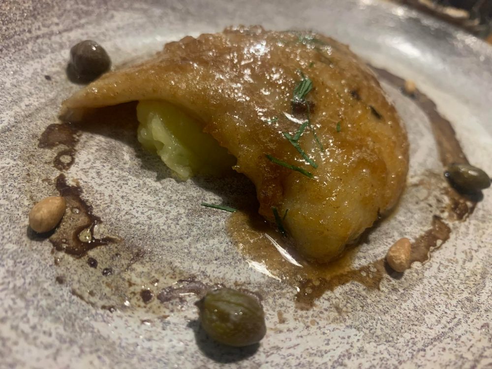 Suculent a Barcellona, la razza con pure di patate citrico