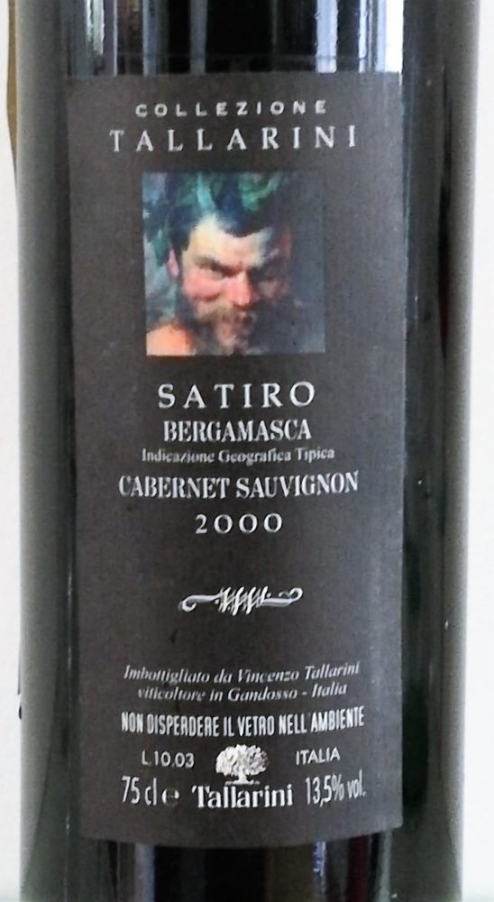 Bergamasca Igt Cabernet Sauvignon Satiro 2000 - Tallarini