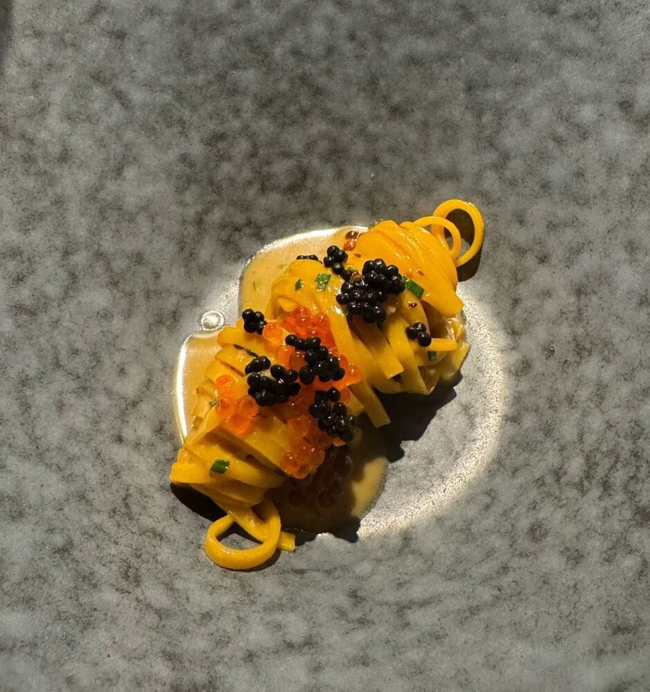 Ristorante Casa Leali - Spaghettini con uova di trota e caviale