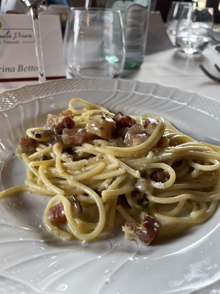 Carbonara dello chef Fabio Campoli