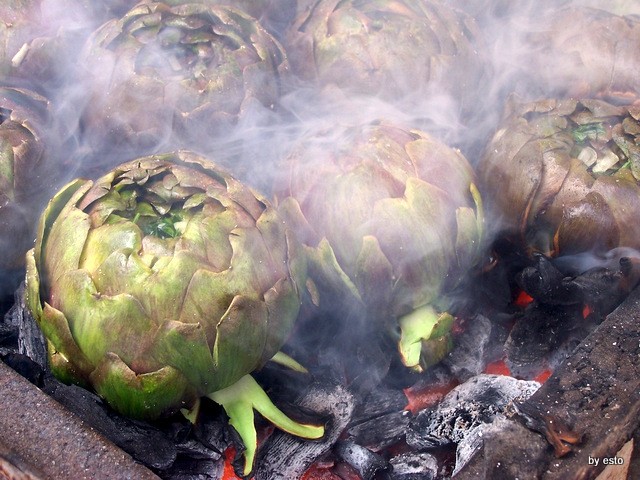 Carciofi arrostiti- mammarelle