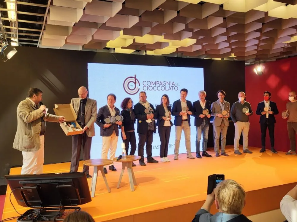 La premiazione Tavoletta d'Oro 2022 Compagnia del Cioccolato