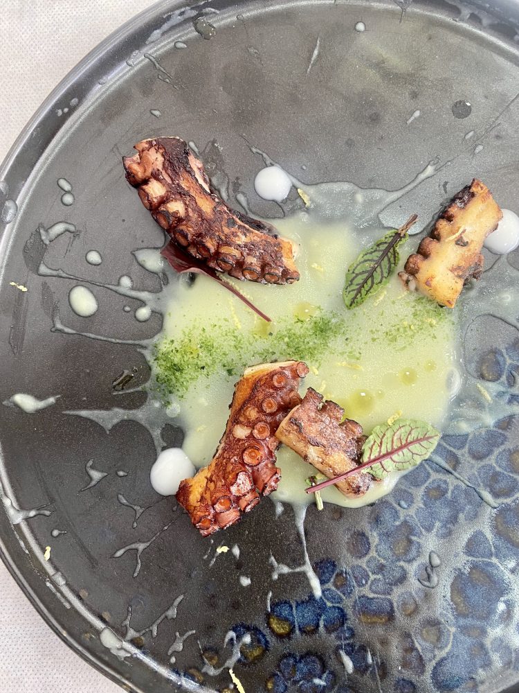 O’ Polpo verace con crema di patate e zest di limone - Sbarazzino Gourmet