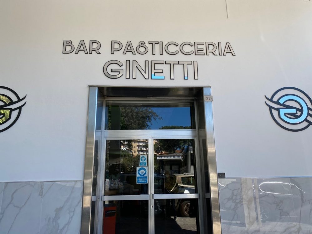 Ginetti pastry - entrance