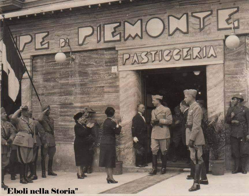 Paticceria Ginetti- Visita Umberto di Savoia